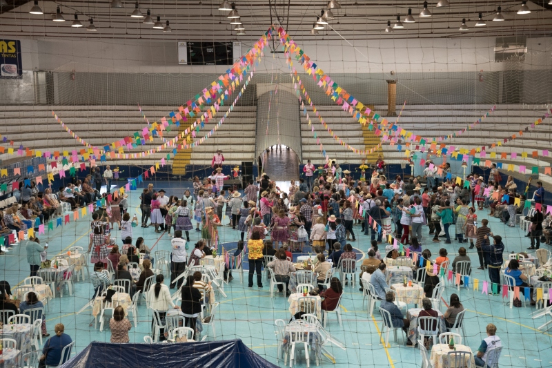 Foto da matéria  Festa julina movimenta participantes do projeto Vida Ativa, Melhor idade