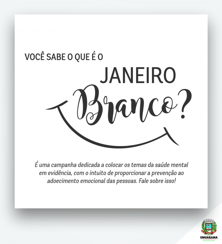 Foto da matéria Janeiro Branco coloca saúde mental no centro das discussões