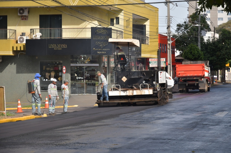 Foto da matéria Recapeamento asfáltico será iniciado na Avenida Maringá, neste sábado