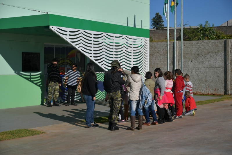 Foto da matéria  Defesa da biodiversidade é tema de palestra a alunos da rede municipal