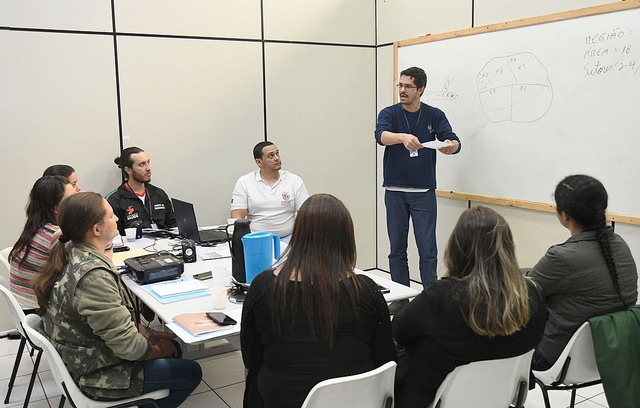 Foto da matéria Agentes de endemias são treinados para unificar ação em caso de desastres