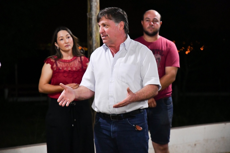 Foto da matéria Pozzobom presta contas da gestão em visita à zona rural
