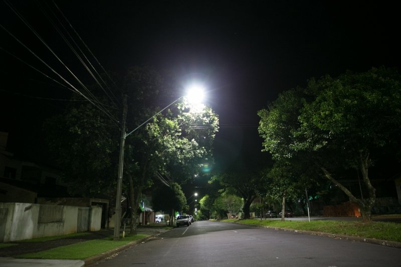 Foto da matéria Prefeitura moderniza iluminação pública com lâmpadas de LED