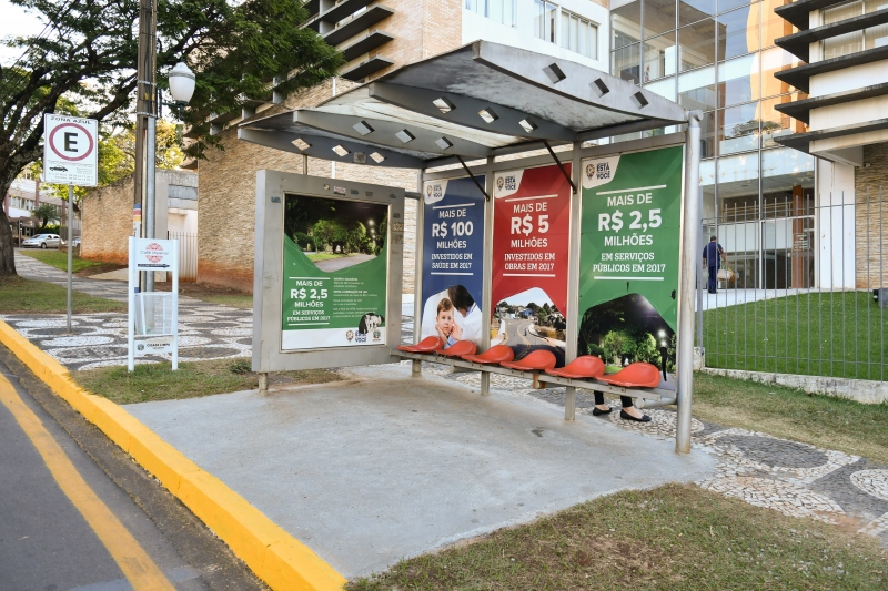 Foto da matéria Prefeitura vai licitar aquisição de 60 abrigos para pontos de ônibus