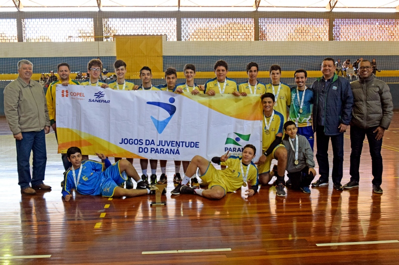 Foto da matéria Umuarama vence decisão do vôlei masculino dos Jojups, em Iporã