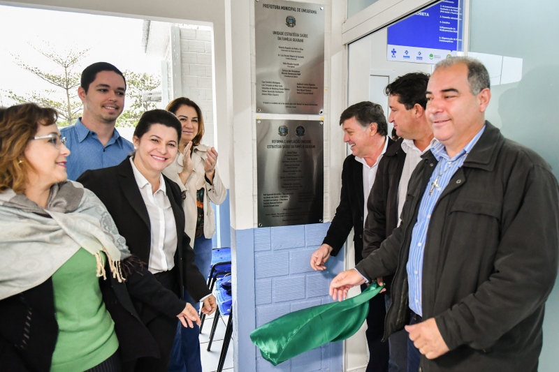 Foto da matéria Após reforma e ampliação, Prefeitura reinaugura posto de saúde do Guarani
