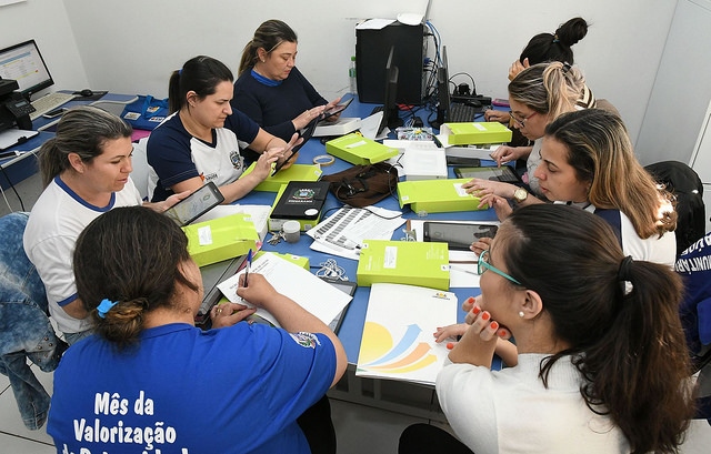 Foto da matéria Agentes de saúde recebem treinamento para atuar com tablet