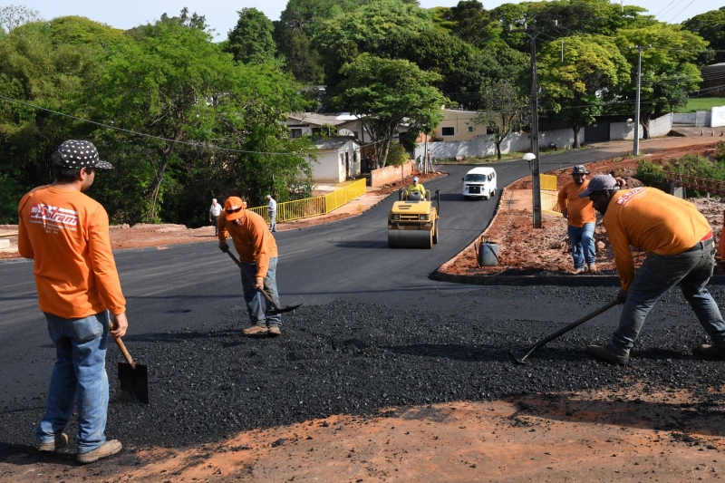 Foto da matéria Ponte entre o Petrópolis e San Remo é asfaltada