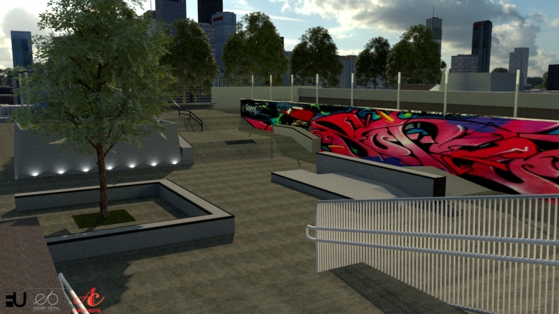 Foto da matéria Ordem de serviço prevê revitalização da Praça Santos Dumont em 90 dias