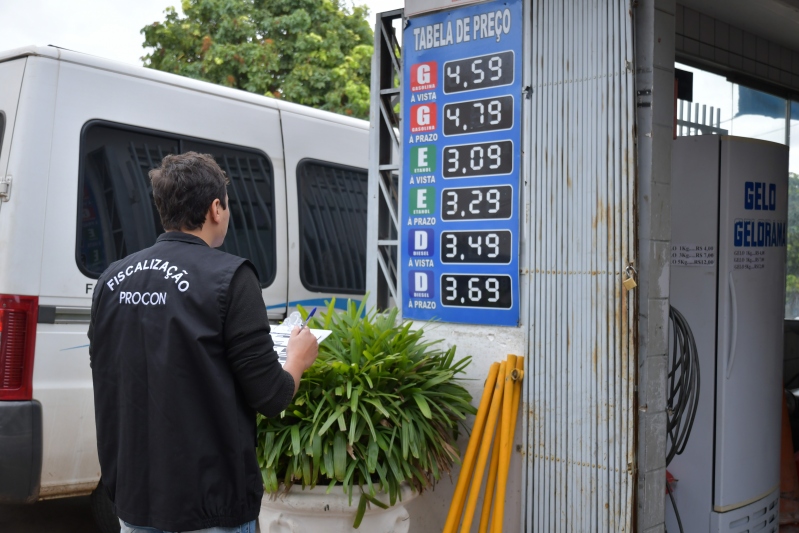 Foto da matéria Procon fiscaliza preços do gás de cozinha e da cesta básica