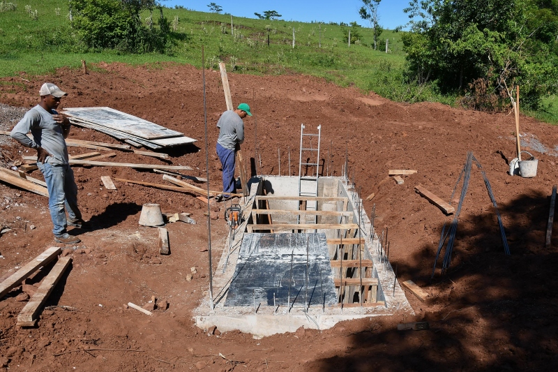 Foto da matéria Nova rede de galerias pluviais do Parque Irani já conta com dissipador