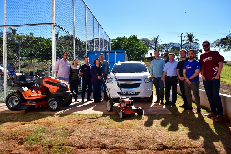 Foto da matéria Inaugurada a miniarena de grama sintética da Secretaria de Esportes