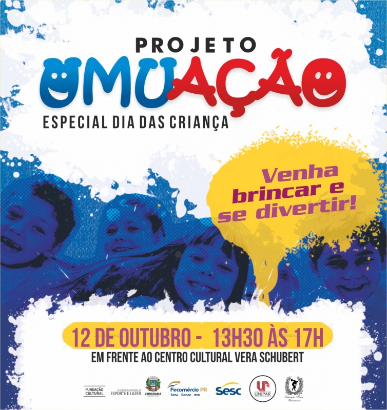 Foto da matéria Dia das Crianças tem UmuAção na frente do Centro Cultural