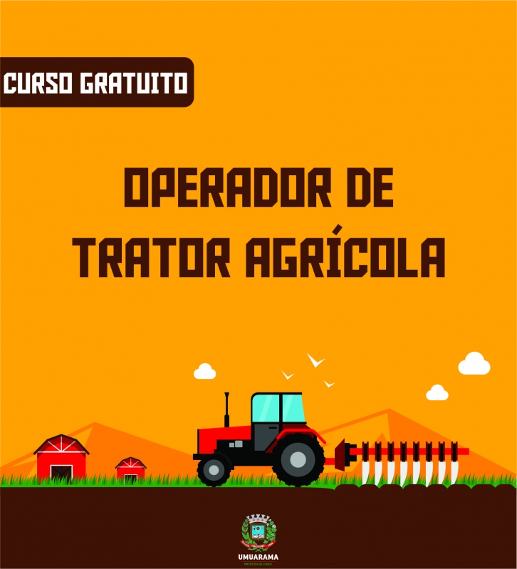 Foto da matéria Prefeitura oferece a moradores de rua curso de operador de trator agrícola