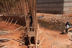 Foto da matéria Em construção, ponte do Parque Laranjeiras tem alas concretadas