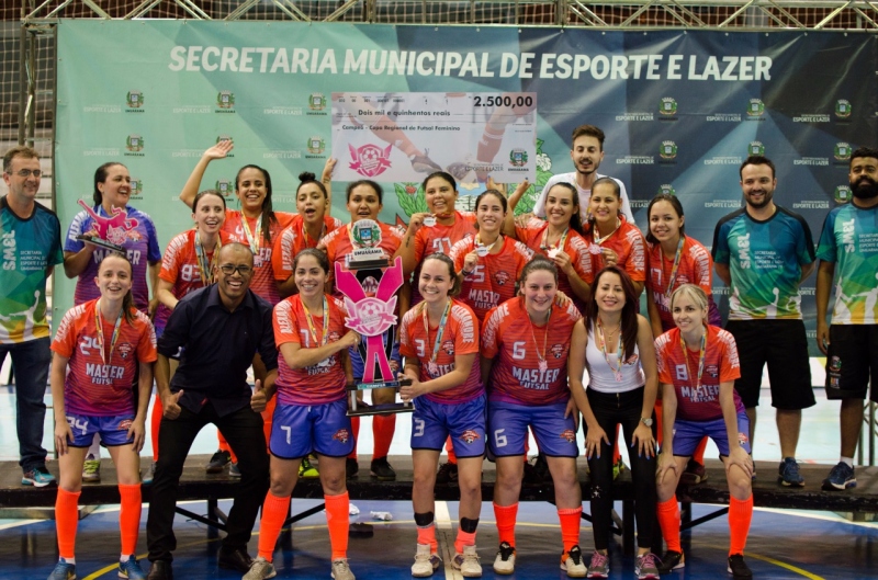 Foto da matéria Copa Regional de Futsal Feminino 2017 tem campeã