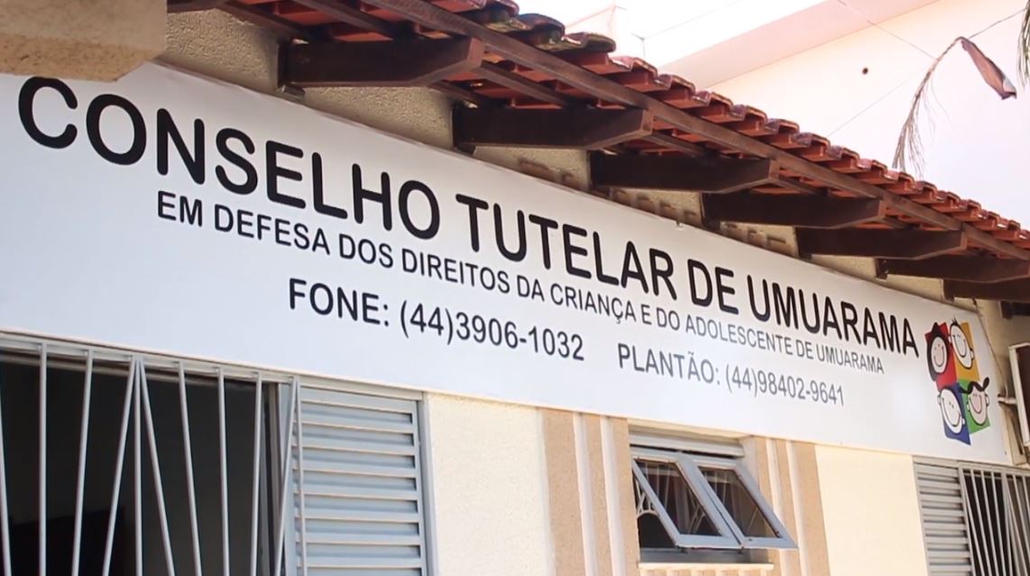Imagem da fachada da casa onde funciona o Conselho Tutelar de Umuarama