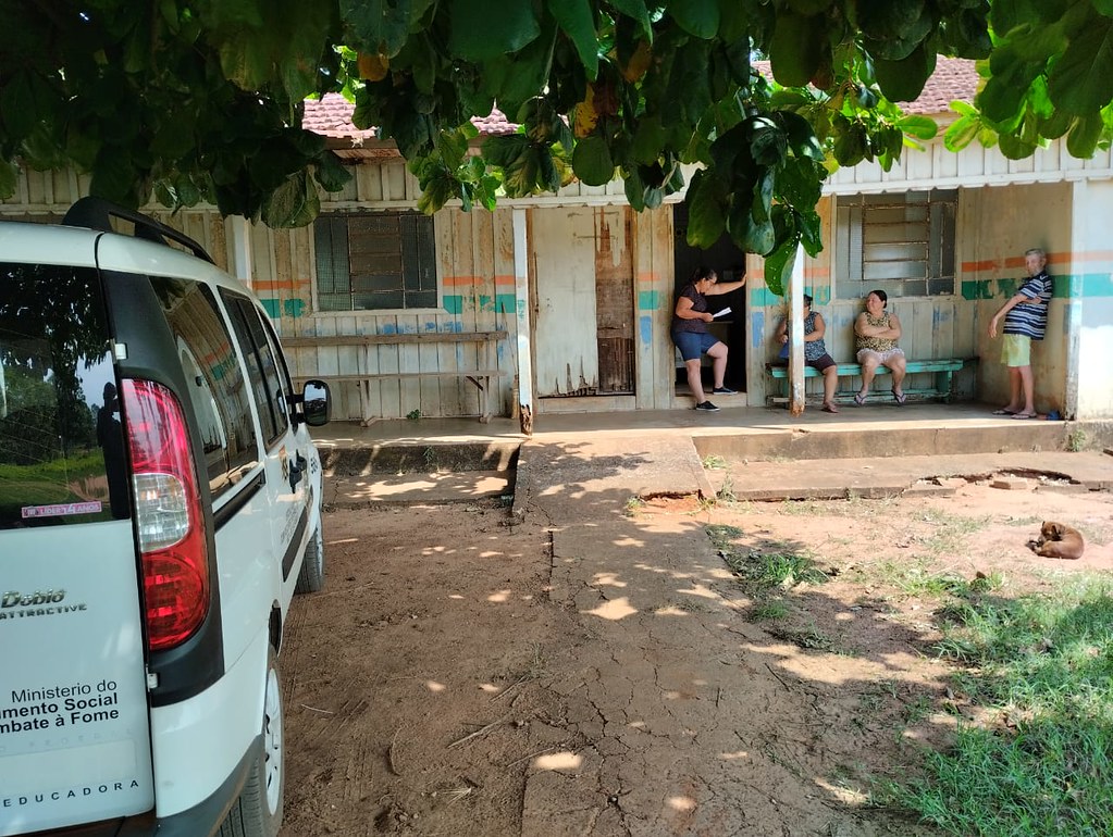 técnicos da assistência social visitam o distrito de Nova Jerusalém
