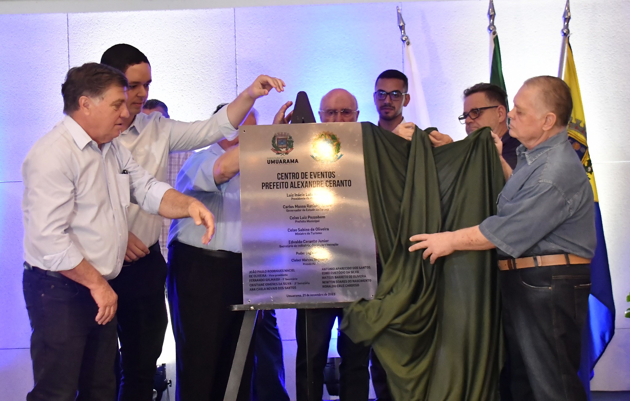 palco do centro de eventos