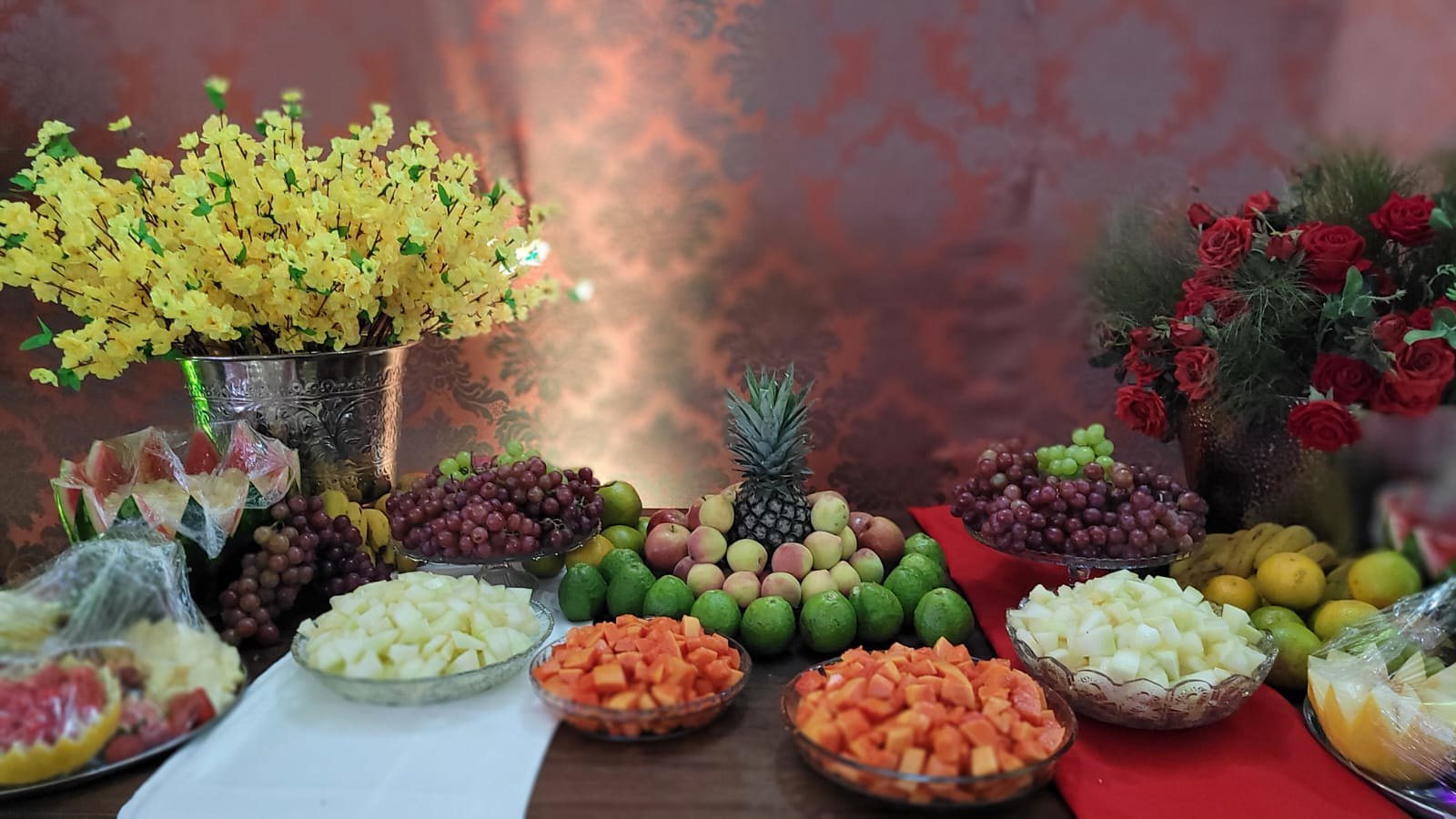 Mesa de frutas