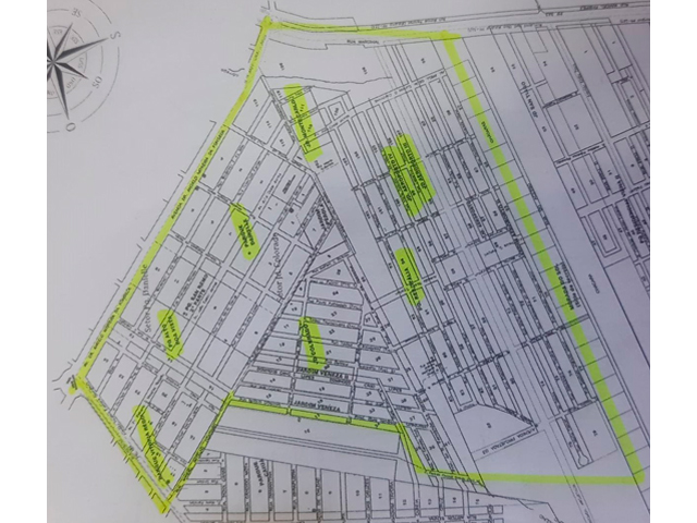 Mapa da região do San Remo