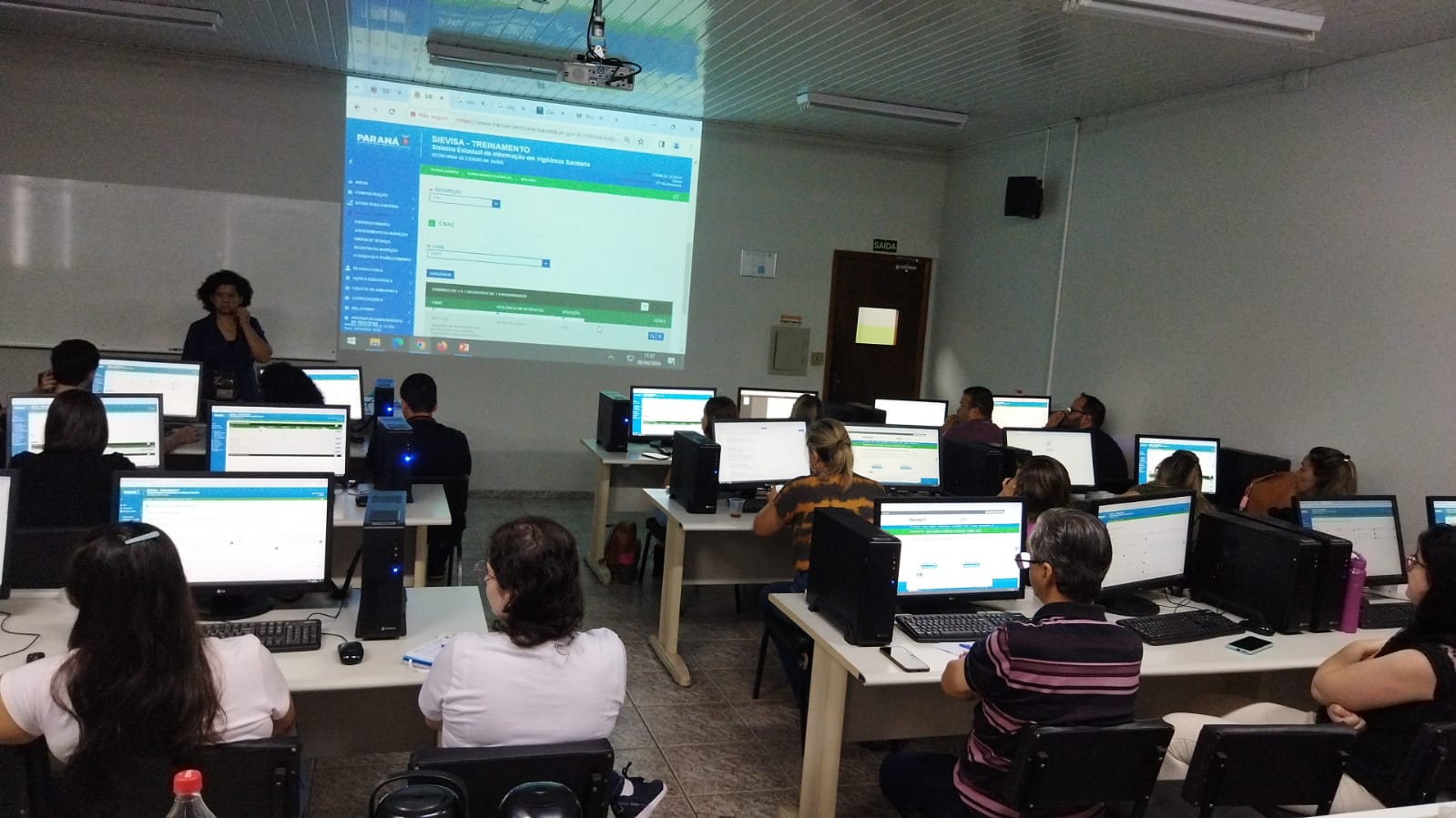 treinamento dos agentes da vigilância sanitária