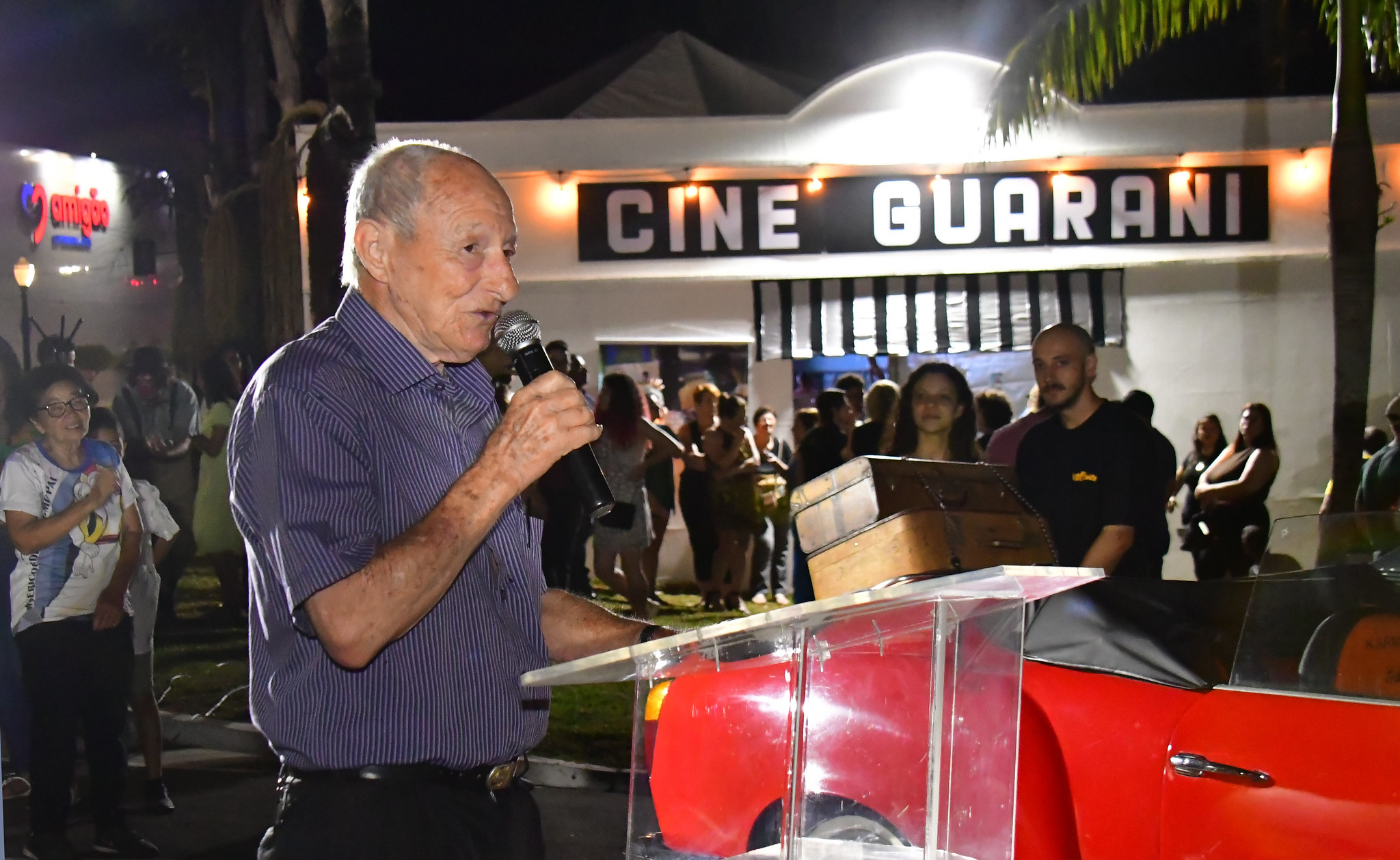 primeiro funcionário do Cine Guarani