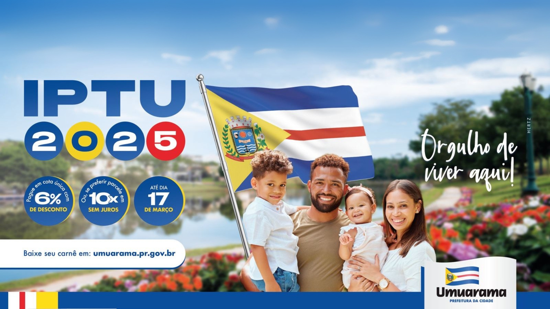 ilustração promocional do iptu 2025