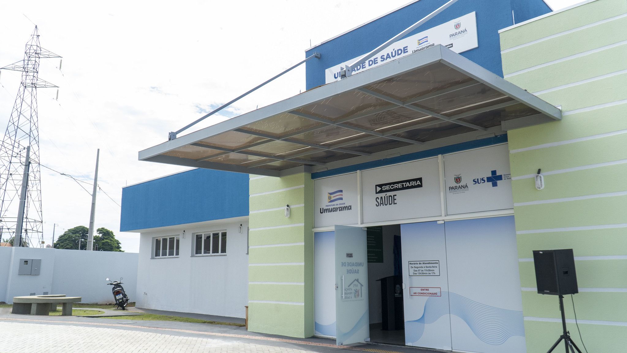 fachada da unidade de saúde do jardim campo belo