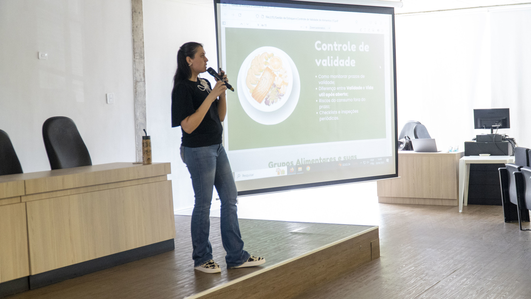 Palestra promovida pela Secretaria de Agricultura aborda estoque e controle de validade