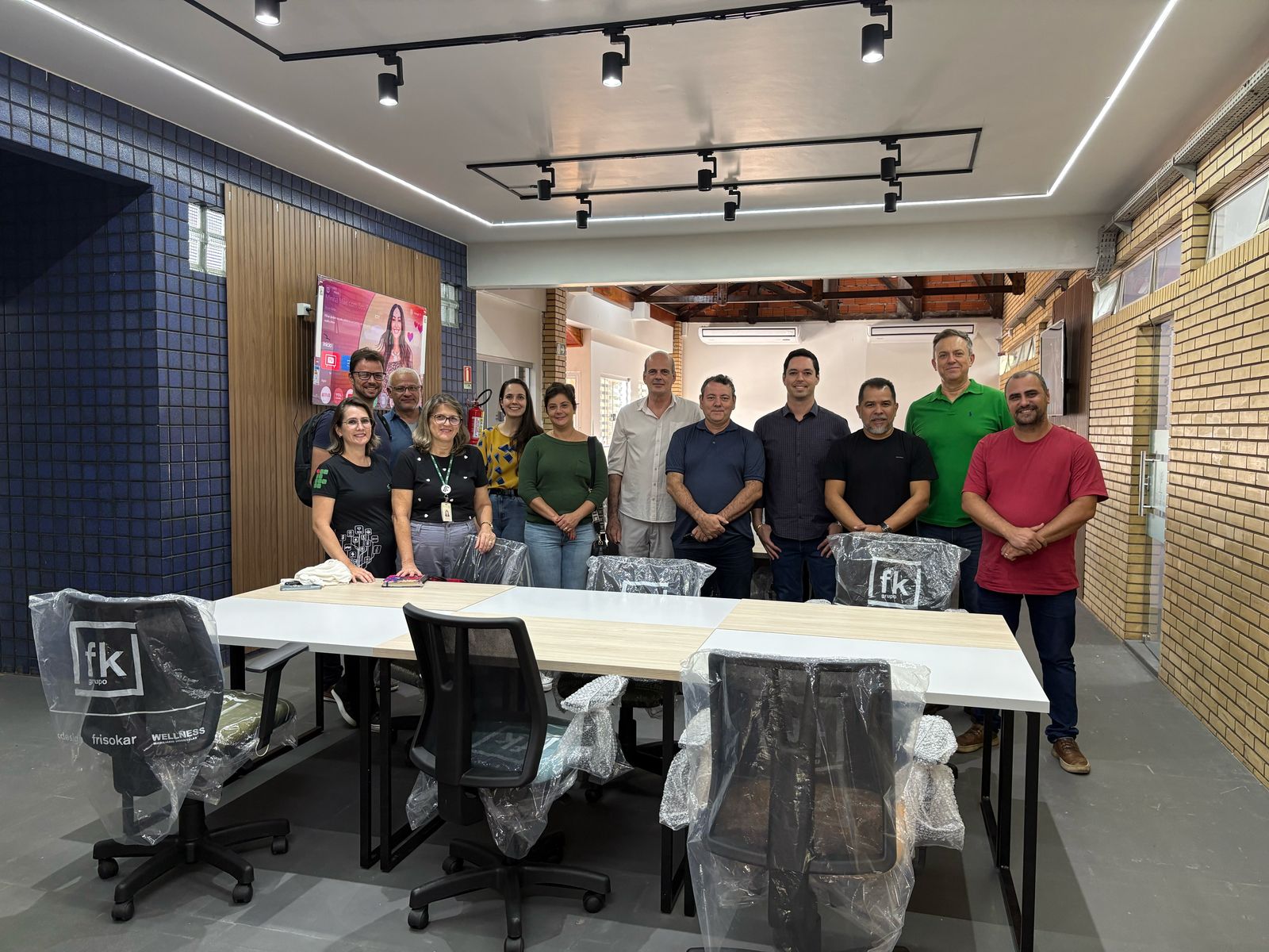 visita dos professores do IFPR ao techno park umuarama