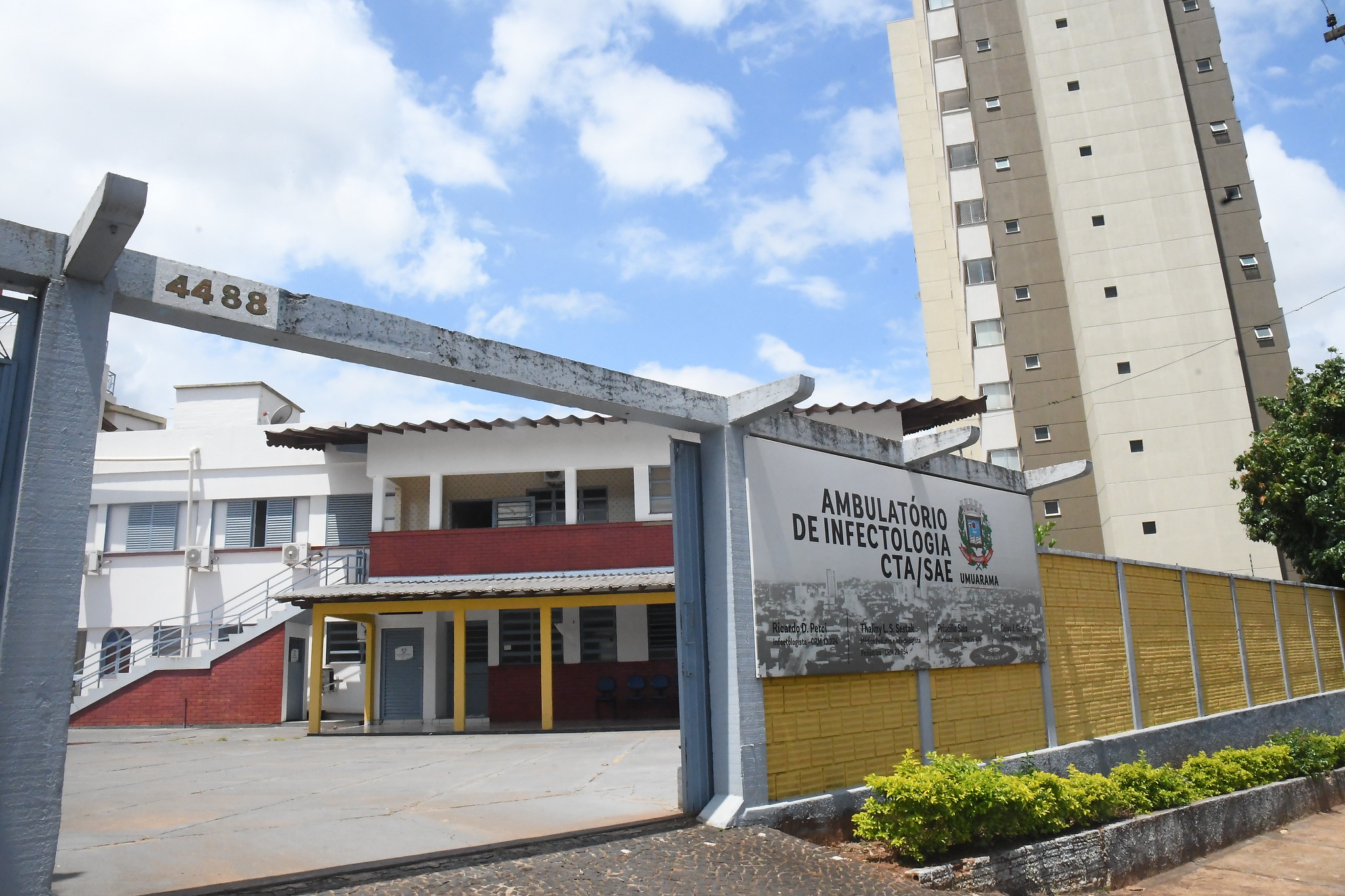 fachada do ambulatório