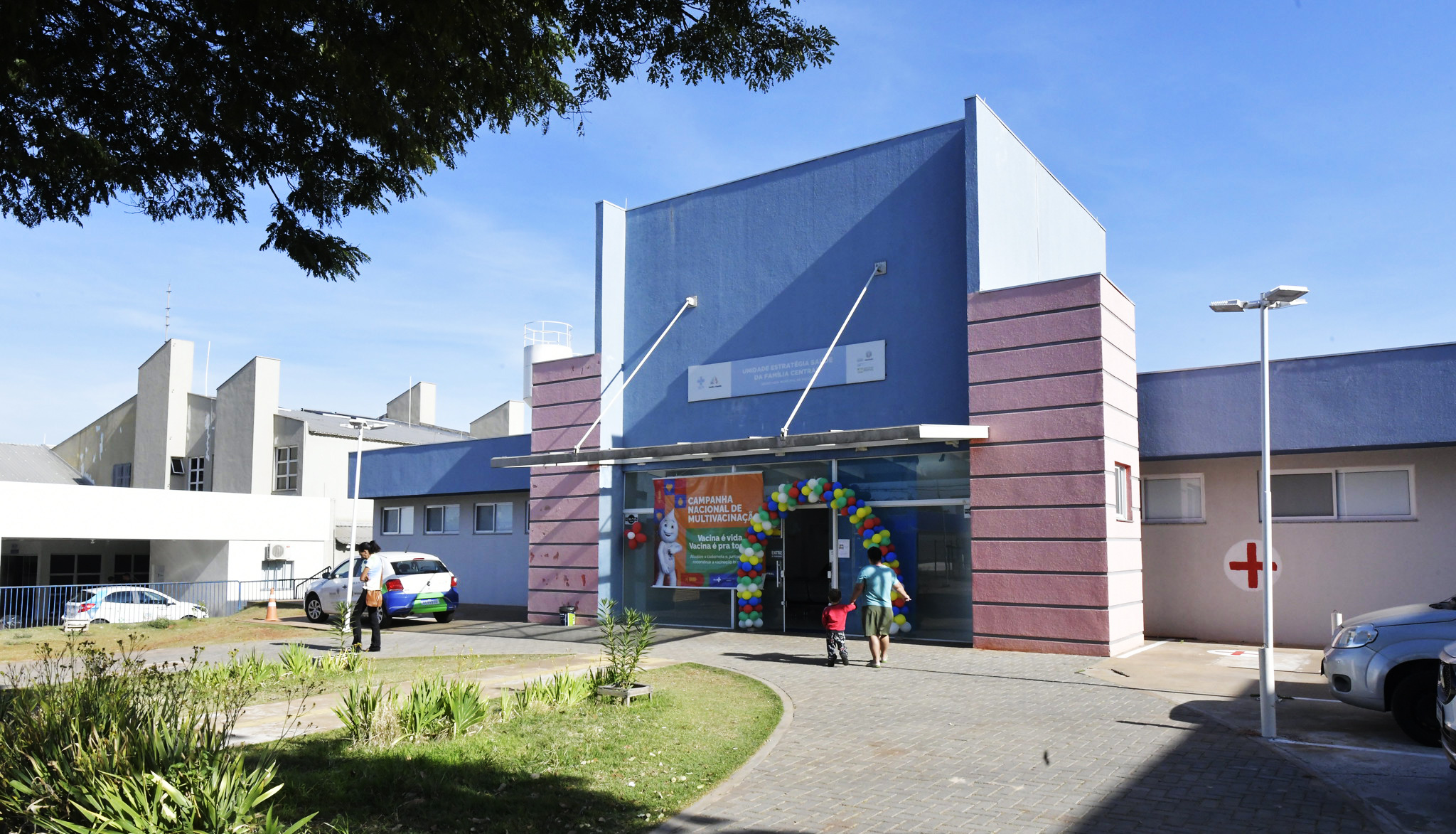 fachada da ubs posto de saúde central