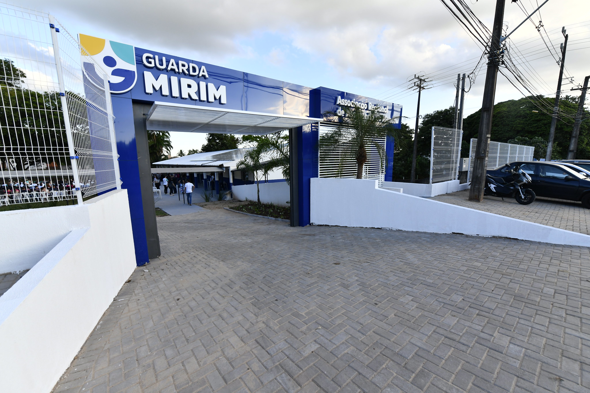 imagem da entrada da sede da guarda mirim