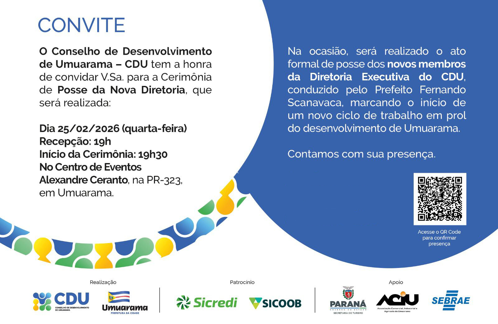CONVITE PARA O EVENTO