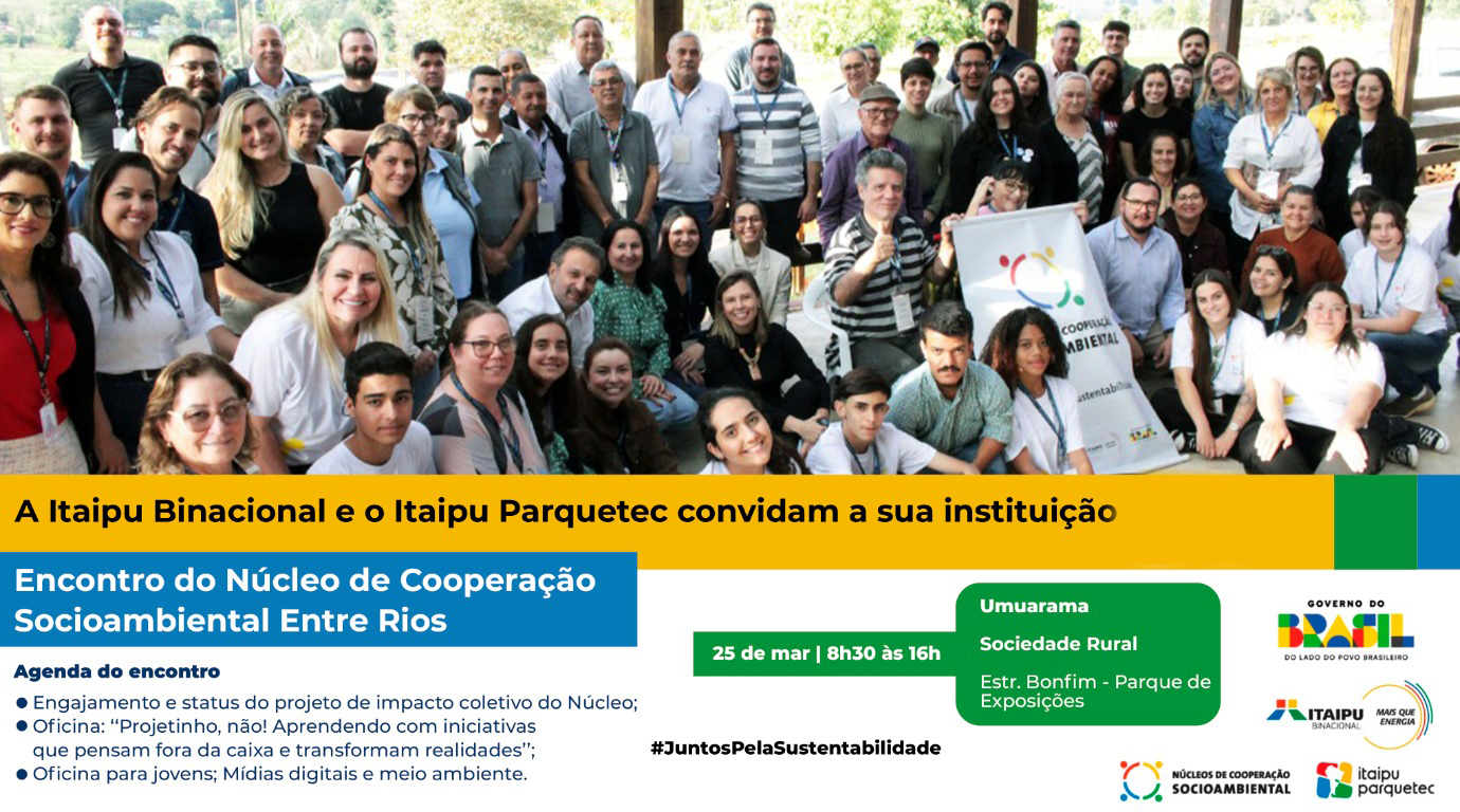 CARTAZ COM O CONVITE PARA O EVENTO