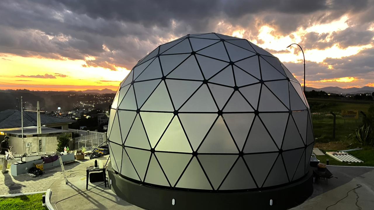 perspectiva do planetário que será construído em Umuarama