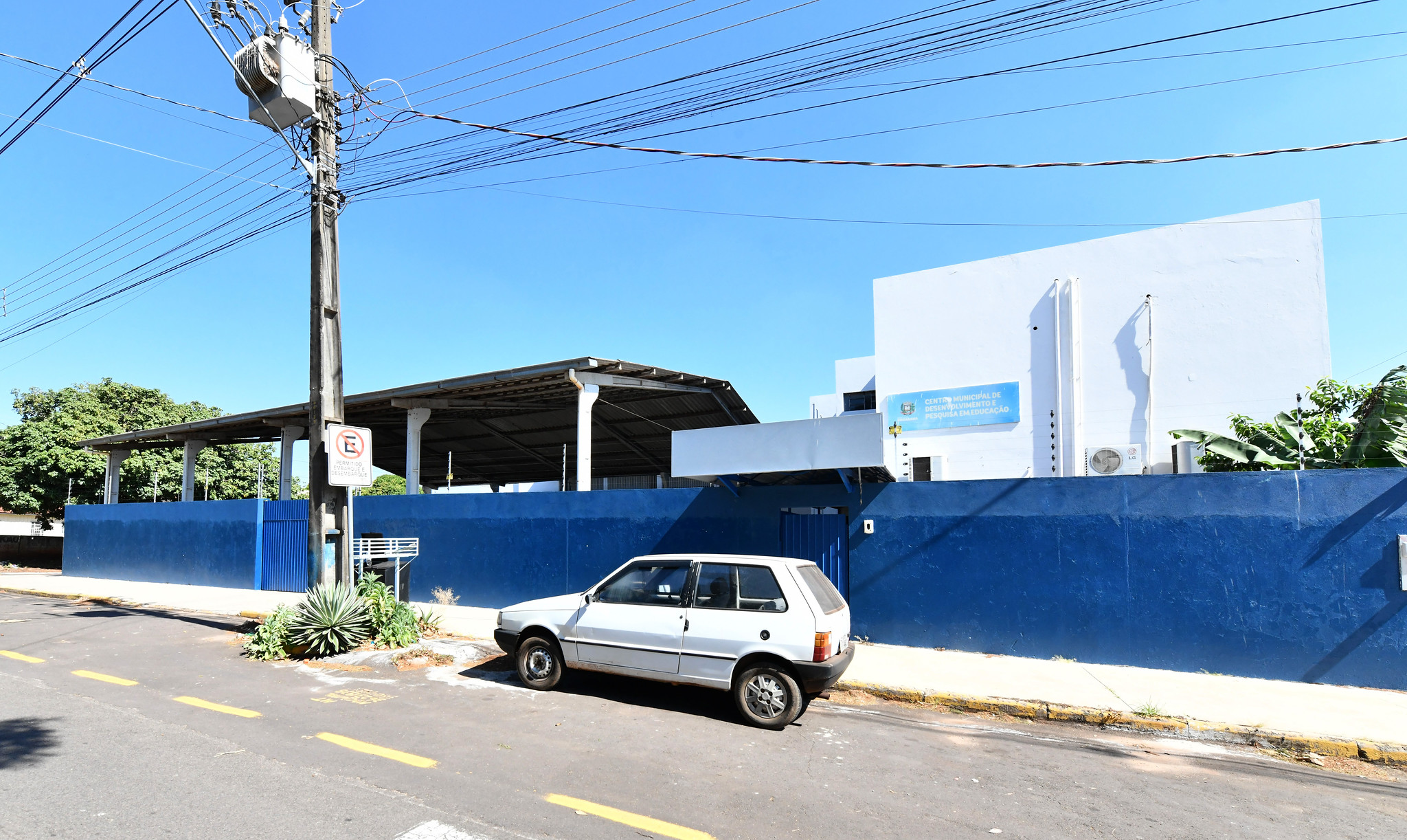 imagem externa do novo estabelecimento de ensino