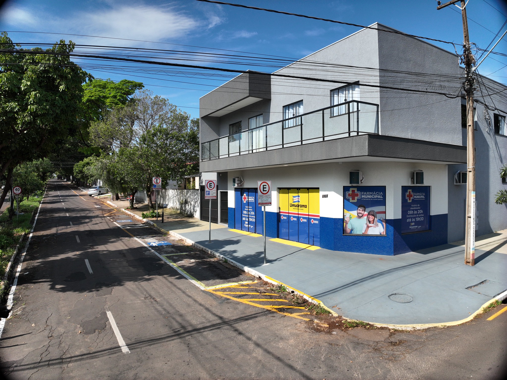 imagem externa da farmácia que será inaugurada