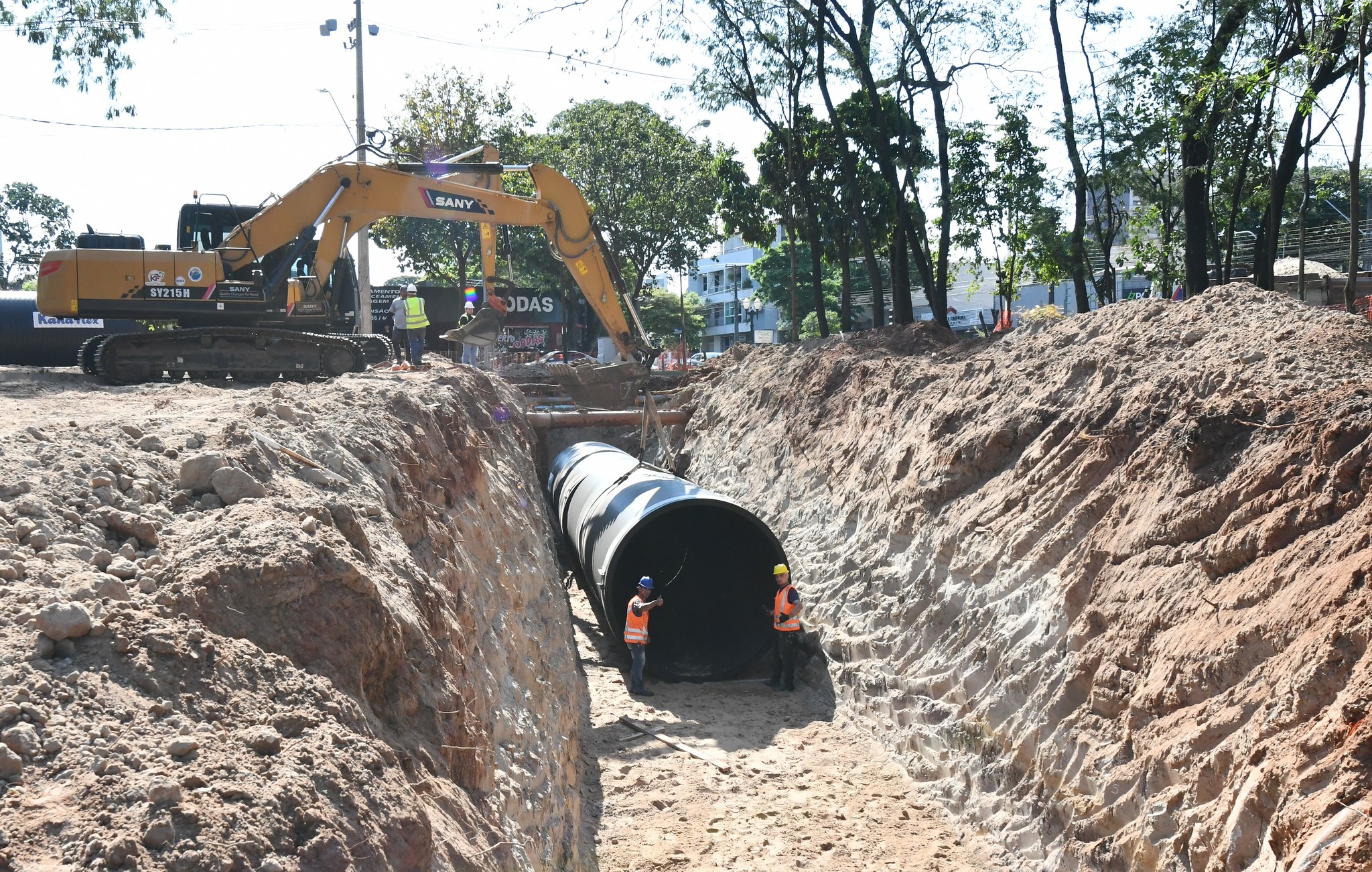 Ver notícia Obra de drenagem pluvial interditará vias da região central a partir de terça