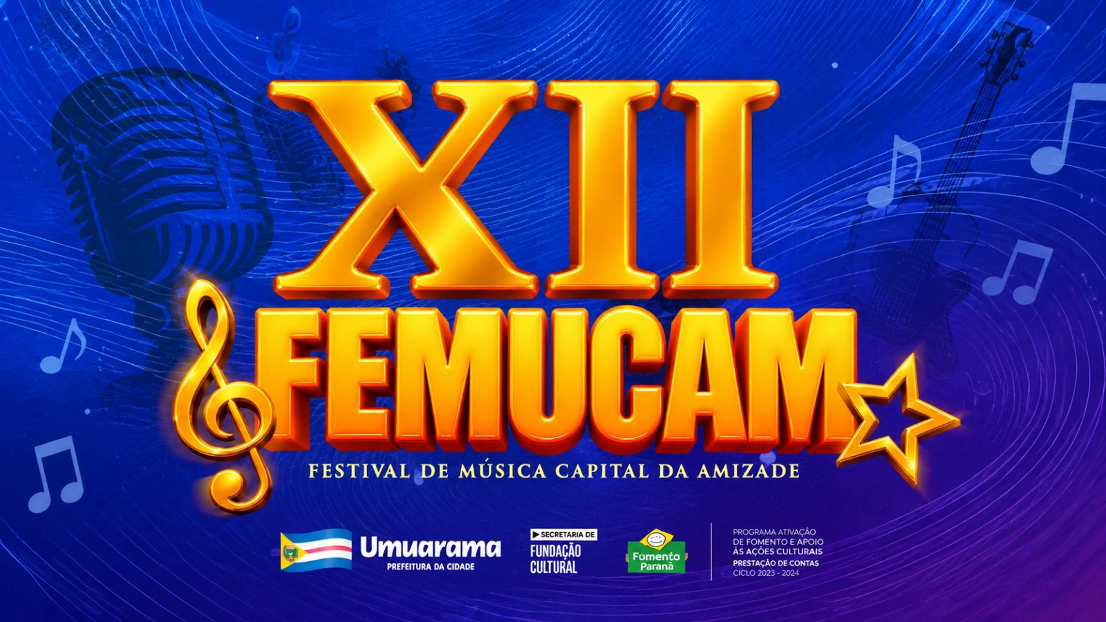 arte com nome do festival
