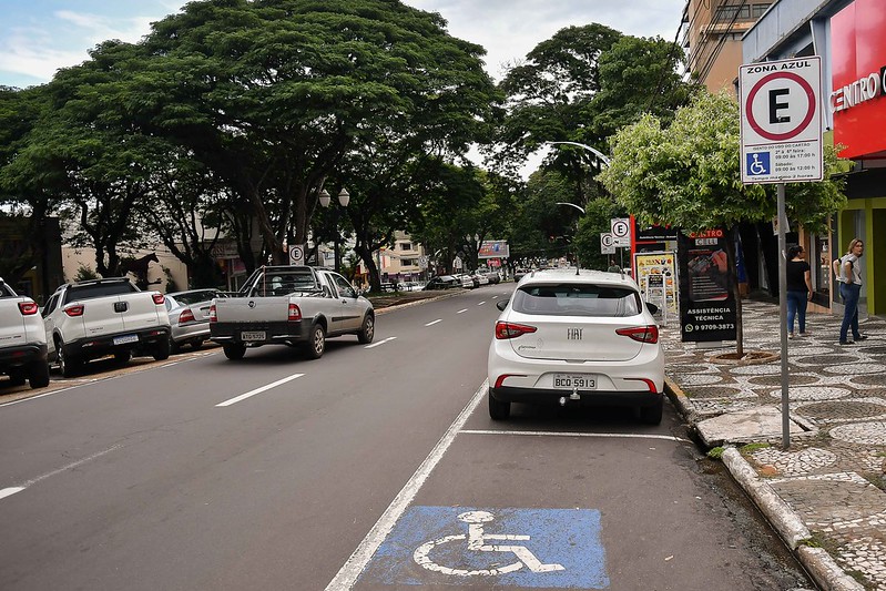Foto da matéria Sestram vai aumentar vagas de estacionamento rotativo para deficientes