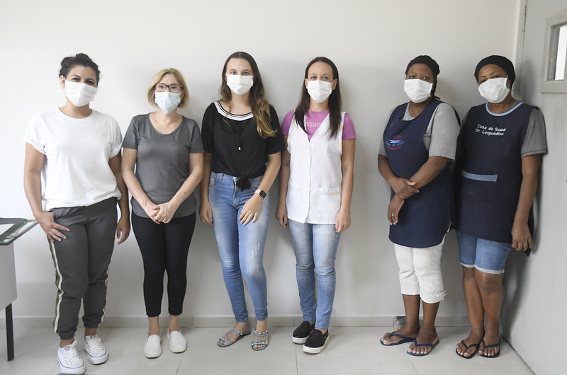 Foto da matéria Técnicas do Banco de Alimentos oferecem treinamento para cozinheiras da Casa da Sopa