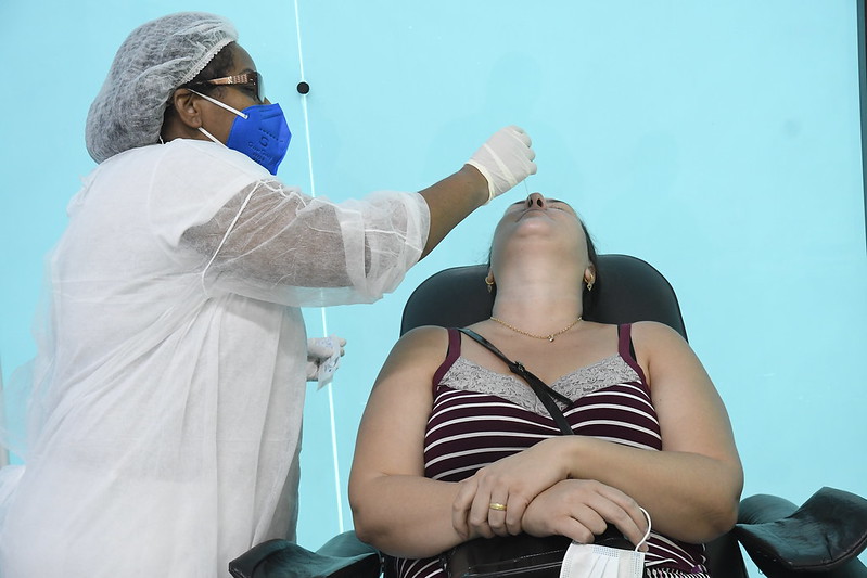 Foto da matéria Quase 90% dos exames feitos na Tenda Covid dão negativo