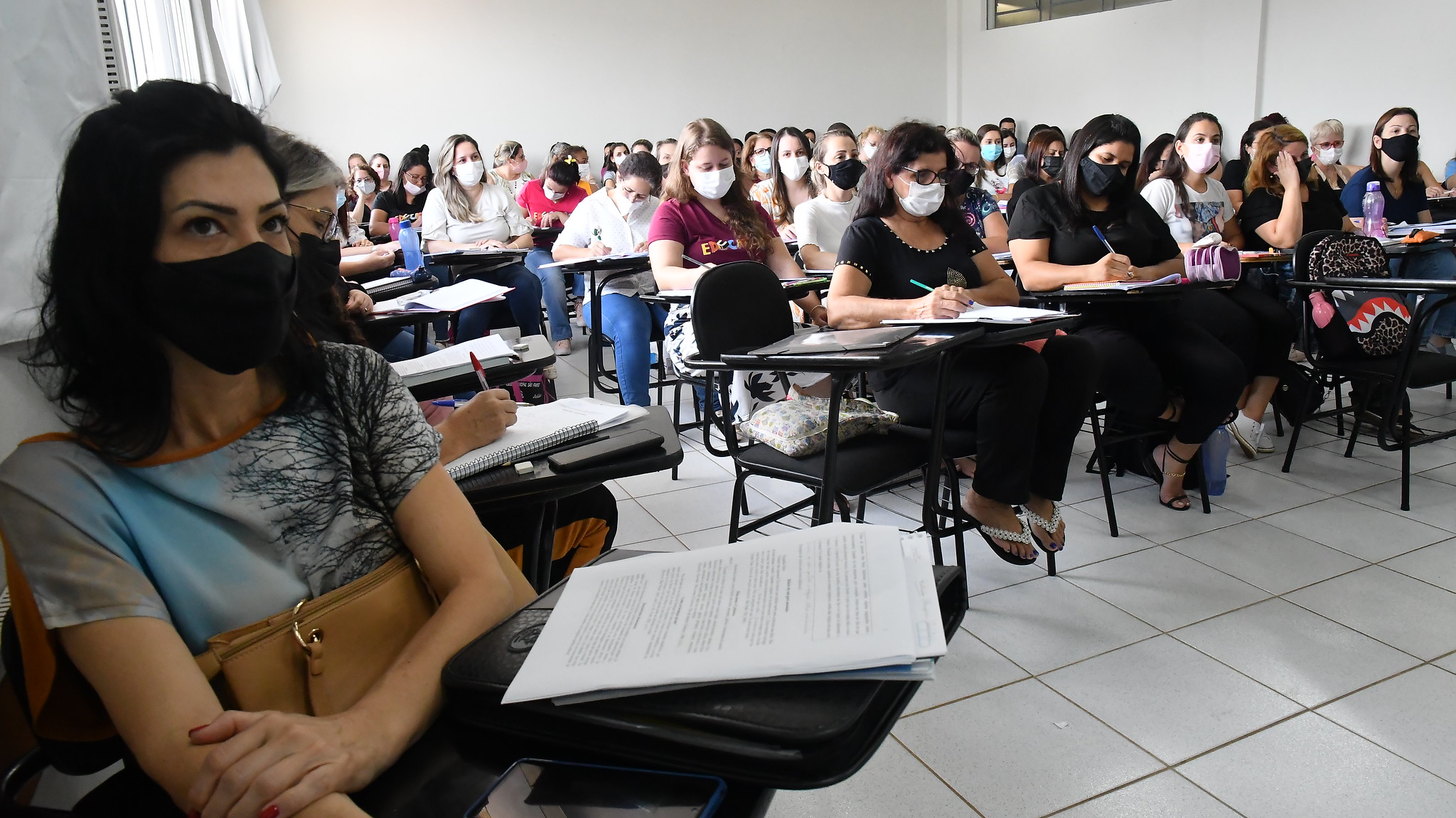 Foto da matéria Formação continuada auxilia professores a aprimorar o ensino da leitura e da escrita