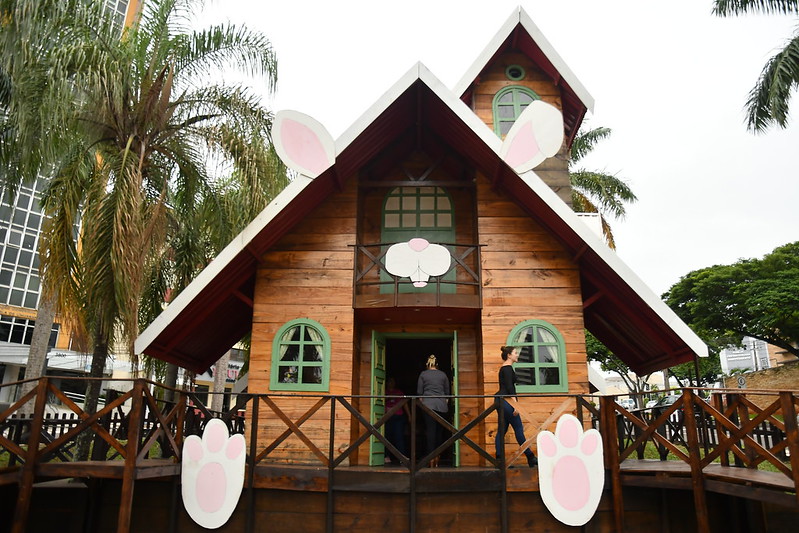 Foto da matéria Praça Hênio Romagnolli será transformada em Praça Encantada da Páscoa