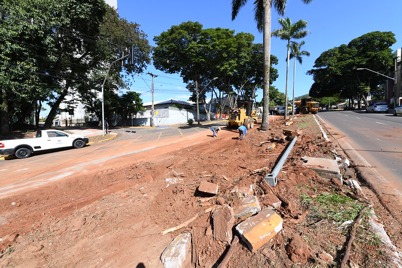 Foto da matéria Obras na Parigot de Souza não interrompem o trânsito e devem ficar prontas em uma semana