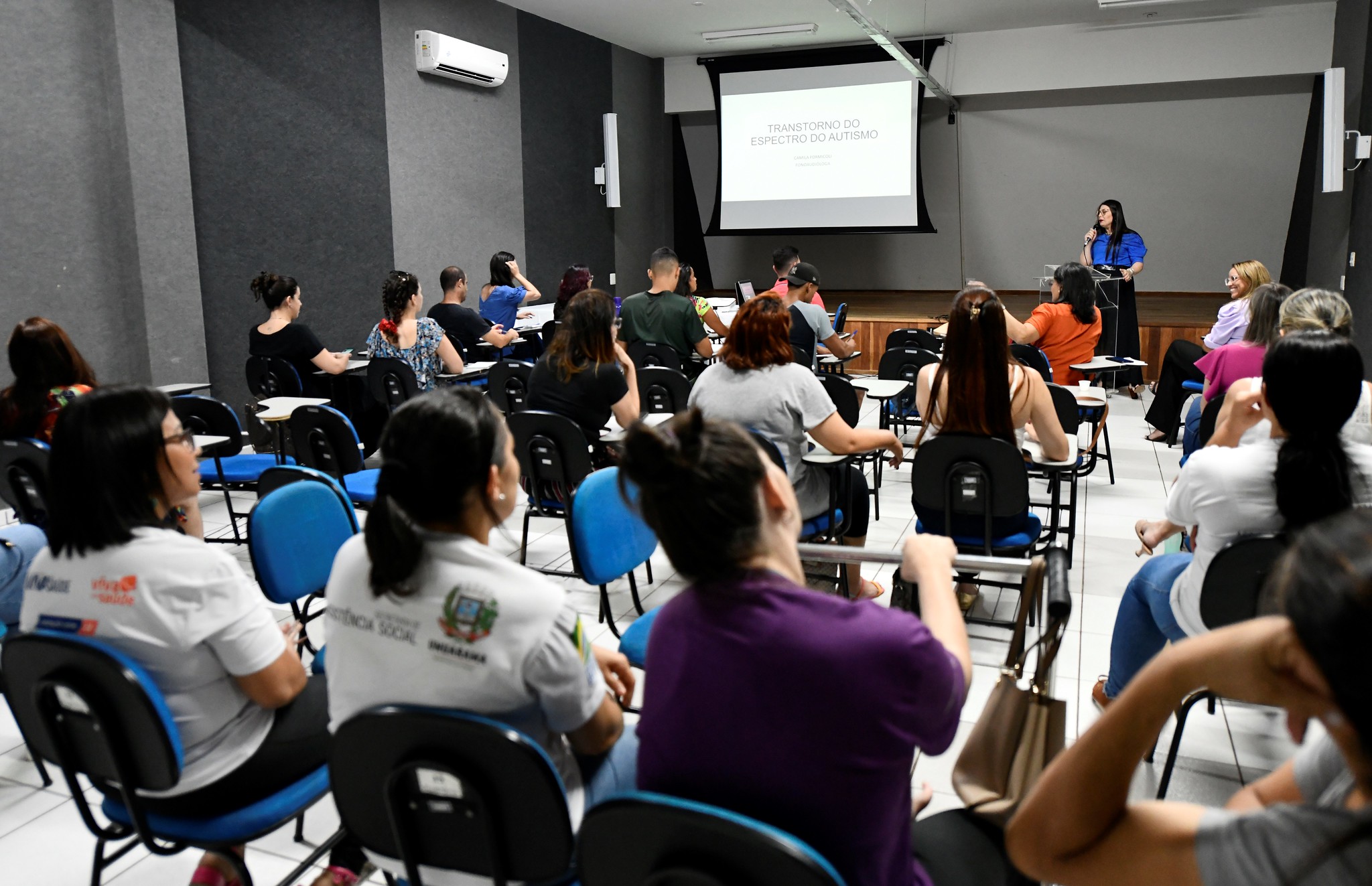 Foto da matéria Servidores da assistência social são capacitados sobre autismo e TDAH