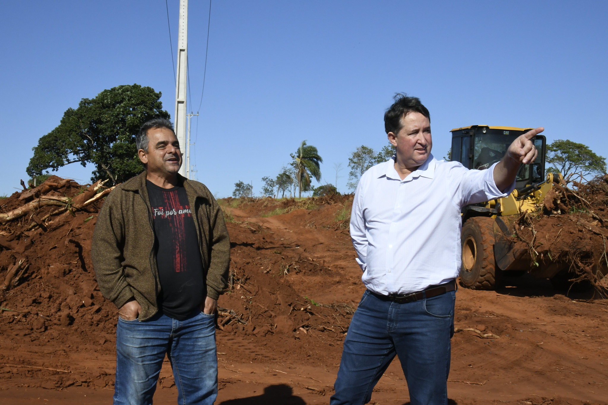 Foto da matéria Iniciada nesta semana a pavimentação da Estrada Jurupoca