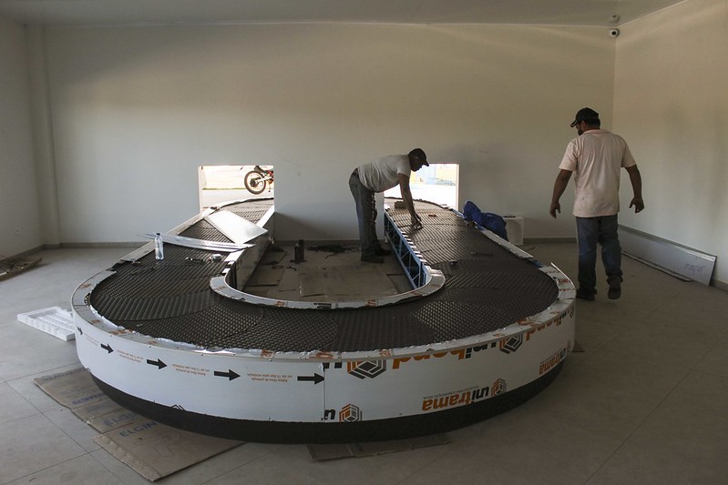 Foto da matéria Aeroporto Orlando de Carvalho recebe esteiras de bagagem e ar-condicionado